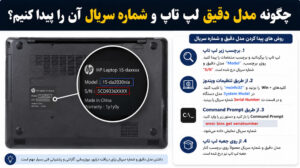 پیدا کردن مدل لپ تاپ